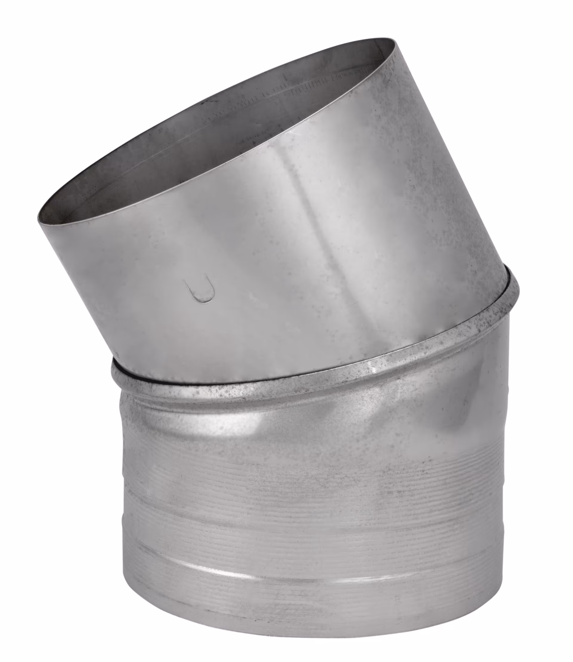 Coude EW à simple paroi 0-30° D180 de la catégorie des systèmes d'échappement à simple paroi en acier inoxydable avec réf. 670830