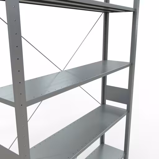 Scaffale base con sistema a innesto 3000x1300x300 mm, tipo 150 kg, zincato di Schulte Lagertechnik con l'articolo n. 12732-130