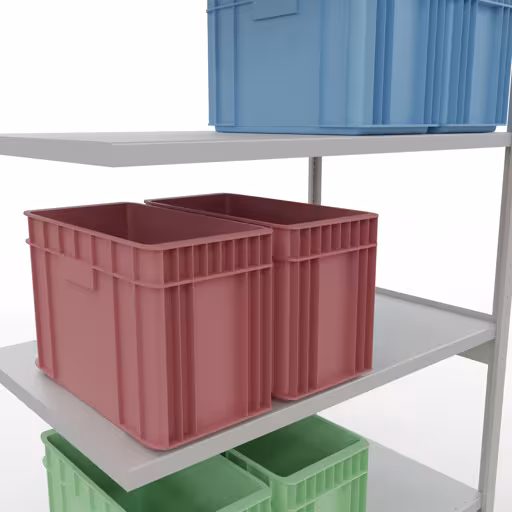 Figure n° 12 de l'article, Système enfichable pour étagères MULTIplus250, 3000 x 1300 x 800 mm, 7 étagères, RAL 7035 gris clair du groupe de produits Système enfichable de Schulte Lagertechnik