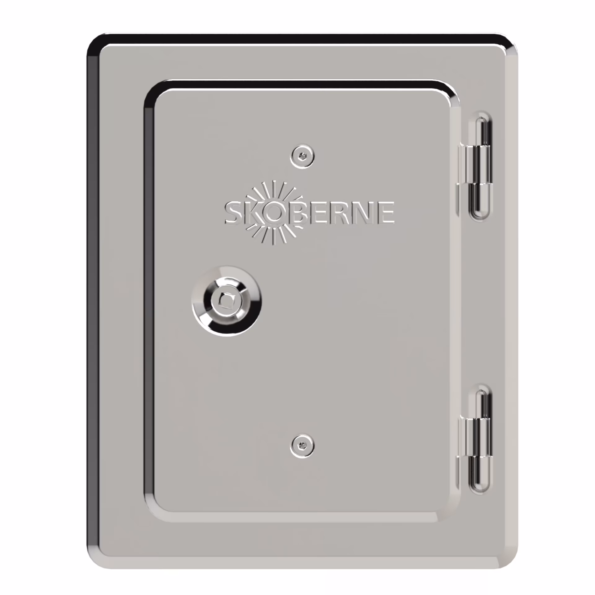 Porte d'inspection CB galvanisée, serrure carrée 120x180 mm de la catégorie des systèmes d'échappement en plastique avec réf. 761152