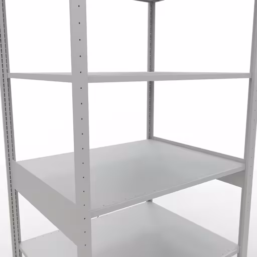 Figura n. 14 dell'articolo scaffale base, scaffale, sistema a innesto MULTIplus150, 2500 x 1000 x 800 mm (AxLxP), 6 ripiani, traversa, RAL 7035 grigio chiaro del gruppo di prodotti sistema a innesto della marca Schulte Lagertechnik