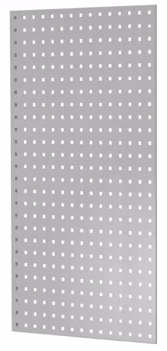 Panneau latéral perforé, 90 x 1000 x 600 mm (H x P), gris clair RAL 7035, accessoires, réf. 35668