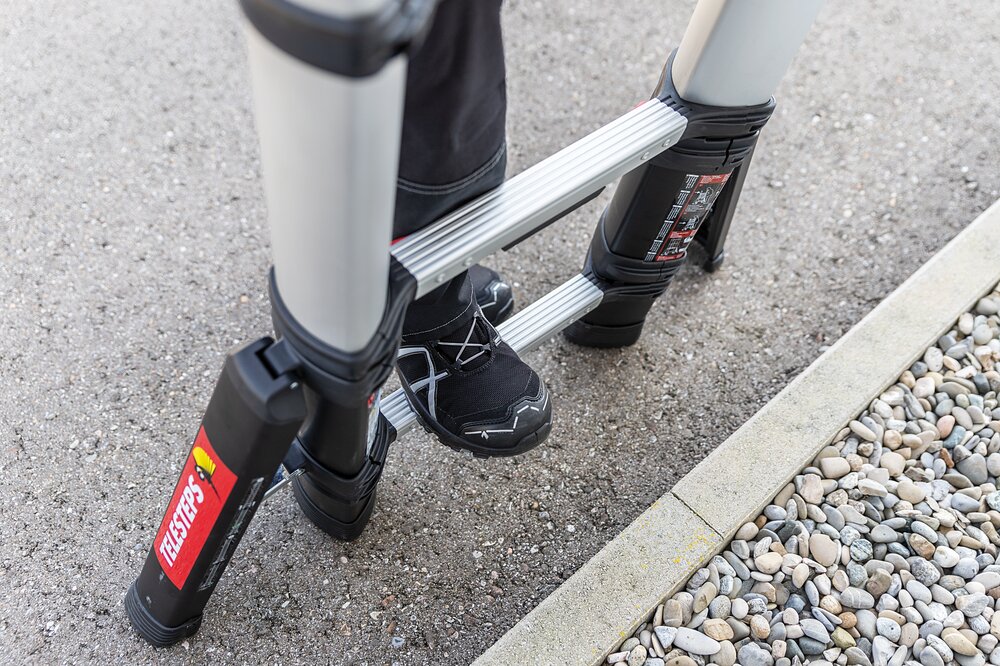 Escabeau télescopique à marches Munk Prime Line 9 marches