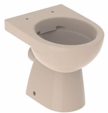 Primary Image 2217505 Geberit Renova, WC au sol, chasse d'eau basse position, sortie horizontale, forme partiellement fermée, Rimfree, blanc