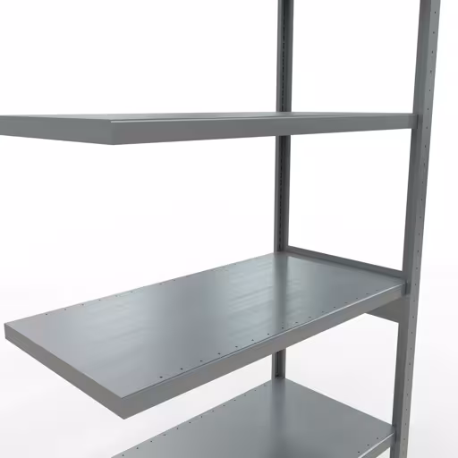 Figura n. 15 dell'articolo scaffale aggiuntivo, scaffale a scaffale, sistema a innesto MULTIplus250, 2500 x 1000 x 500 mm (AxLxP), 6 ripiani, barre longitudinali, zincato del gruppo di prodotti sistema a innesto della marca Schulte Lagertechnik