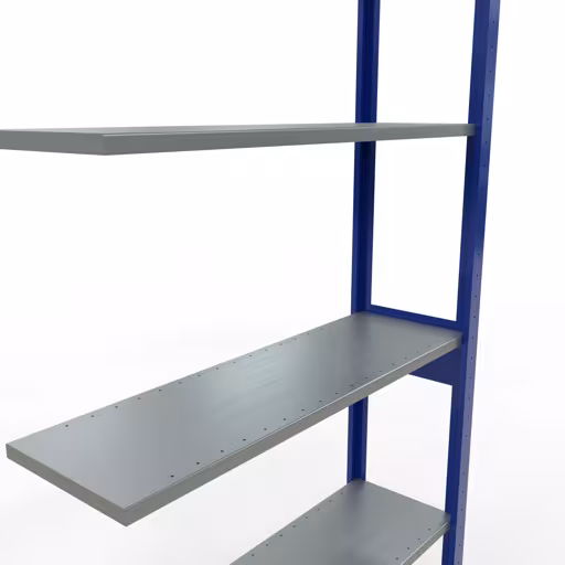 Figura n. 14 dell'articolo scaffale aggiuntivo, scaffale, sistema a innesto MULTIplus85, 2500 x 1000 x 300 mm, 6 ripiani, RAL 5010 blu genziana del gruppo di prodotti sistema a innesto della marca Schulte Lagertechnik