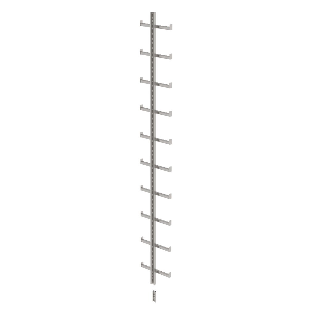Scala a binario singolo Munk, acciaio inossidabile V4A (1.4571), 2800 mm, di Günzburger Steigtechnik Scala a un montante Munk, acciaio inox V4A (1.4571), della categoria scale a un montante con numero di articolo 077555