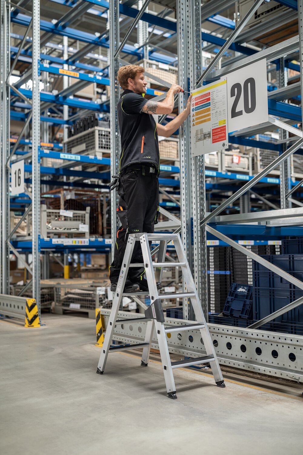 Milieubild 3812462 Scaletta Munk accessibile da entrambi i lati con gradini a clip 2x3