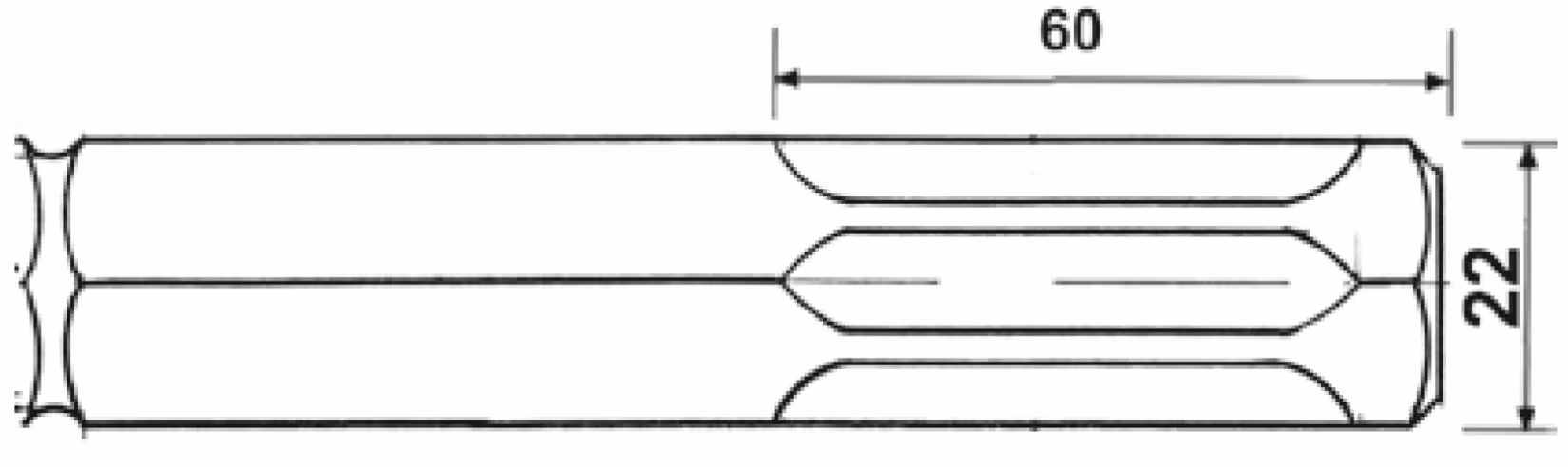 Scalpello piatto per HILTI TP 805/905 30x360 mm della marca PROJAHN dalla gamma di accessori per macchine