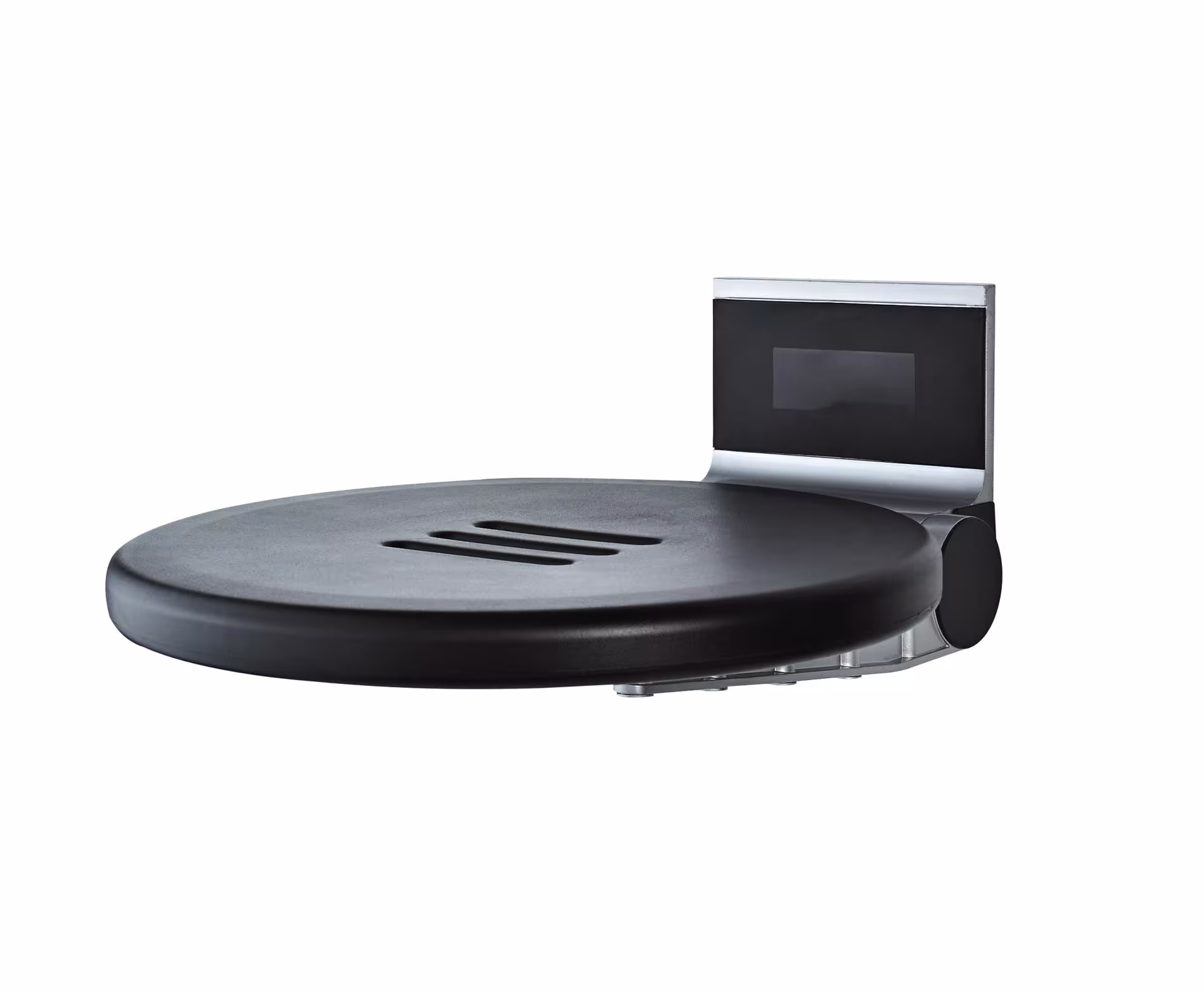 Sedile per doccia pieghevole Zac, nero, sedile per doccia pieghevole, articolo n. A0210010