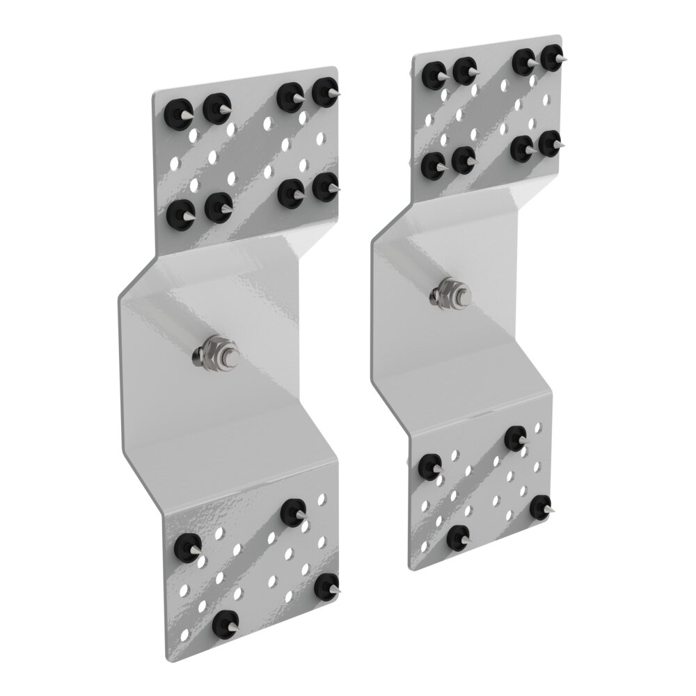 Produktbild (Abb. Ähnlich) 2178202 Staffa a muro Munk per facciata in lamiera