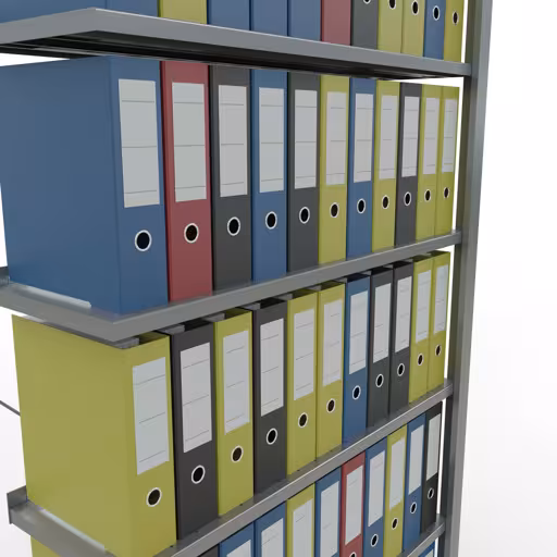 Étagère supplémentaire, étagère de bureau, système enfichable MULTIplus85, 2300 x 1000 x 300 mm (HxLxP), 7 étagères, galvanisées, de Schulte Lagertechnik de la catégorie étagères de bureau