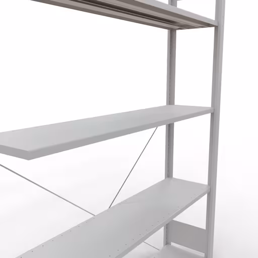 Ripiano aggiuntivo con sistema a innesto 2000x1300x300 mm, tipo 150 kg, grigio chiaro di Schulte Lagertechnik con l'articolo n. 32635-130