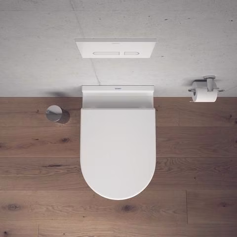 WC mural Duravit Starck 3 540 mm chasse d'eau basse, blanc