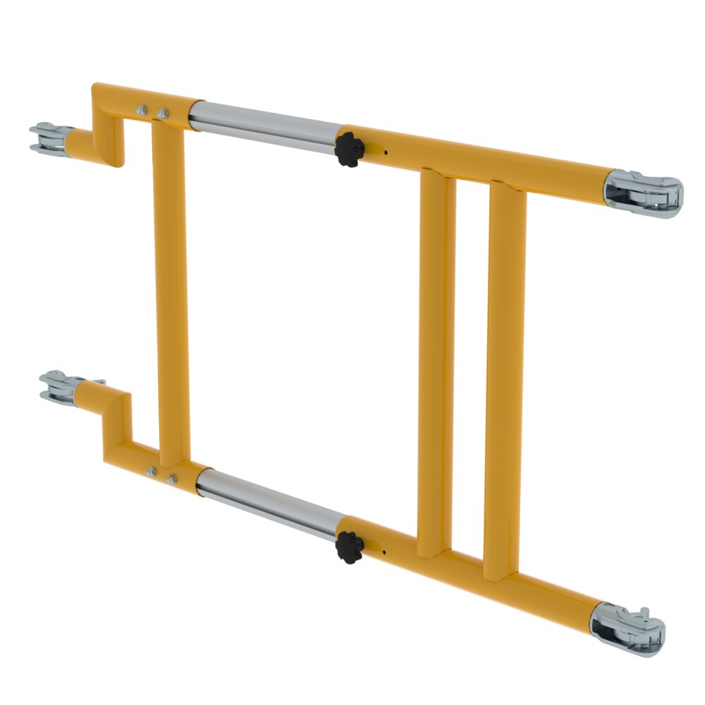 Garde-corps télescopique Munk FlexxGuard 900–1200 mm de Günzburger Steigtechnik Garde-corps télescopique Munk FlexxGuard, de la catégorie des échafaudages mobiles, référence 070633