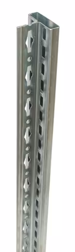 Profilo a T MULTIplus 1500 mm zincato, forato frontalmente di Schulte Lagertechnik della categoria Scaffali per ufficio