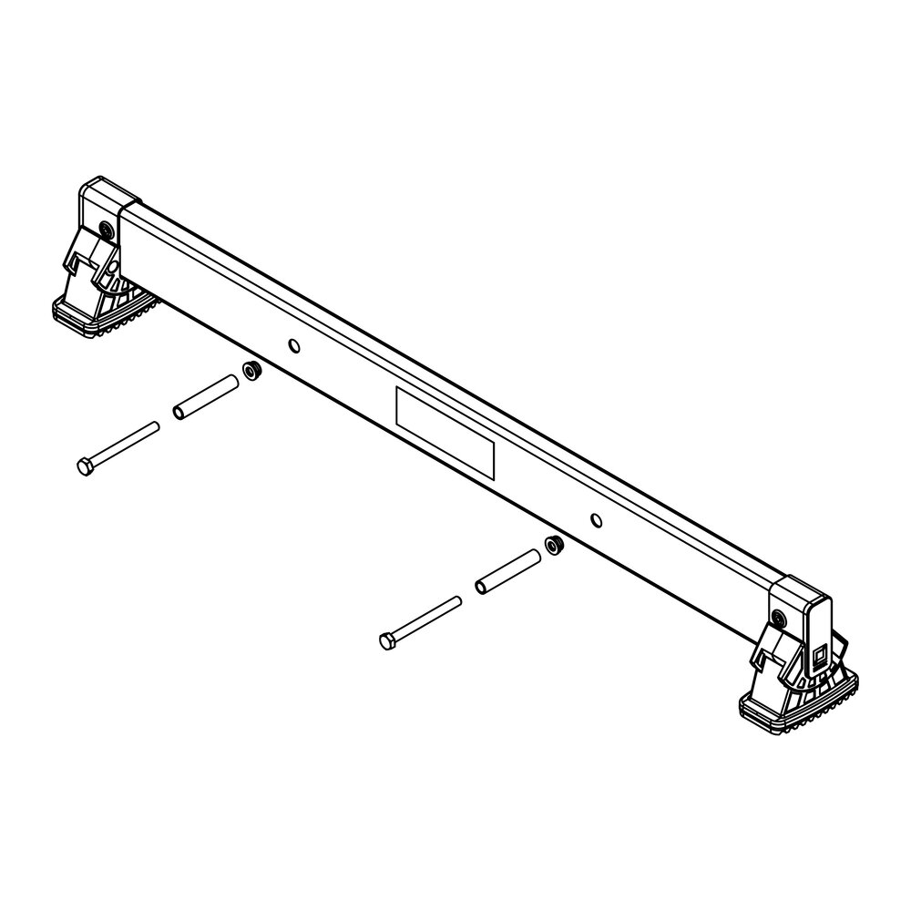 Traverse Munk nivello® 090/373/73 de Günzburger Steigtechnik Traverse Munk nivello® de la catégorie accessoires et pièces détachées pour équipements d'accès, référence 800089