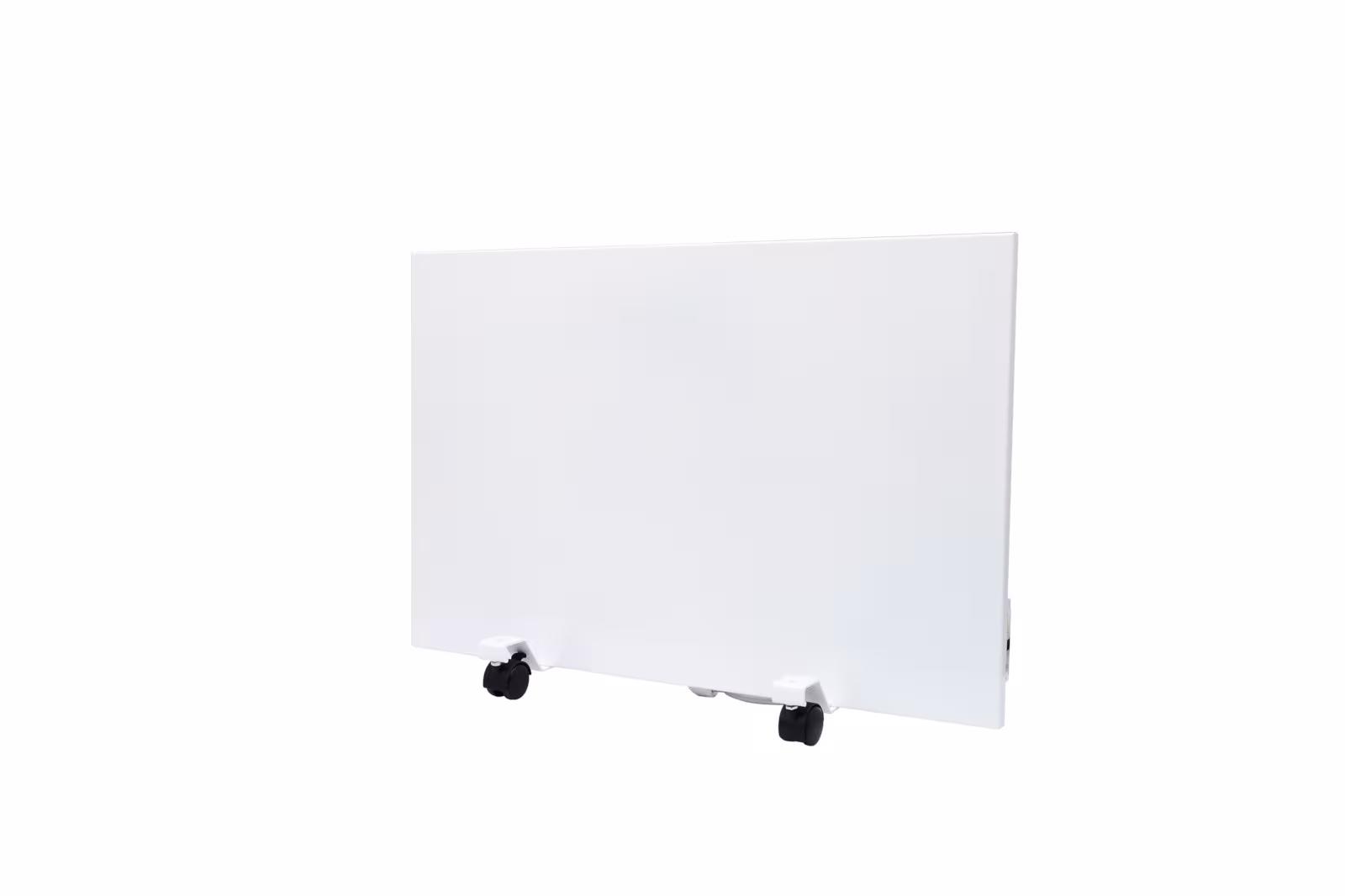 Chauffage infrarouge radiateur mobile avec rouleaux et thermostat d'ambiance 500 mm x 750 mm 500 watts blanc de la marque Ximax de la catégorie radiateur