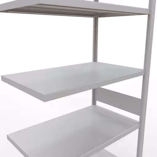 Figure n° 11 de l'article étagère complémentaire, étagère à étagères, système enfichable MULTIplus330, 3000 x 1000 x 600 mm, 7 étagères, gris clair RAL 7035 du groupe de produits système enfichable de Schulte Lagertechnik
