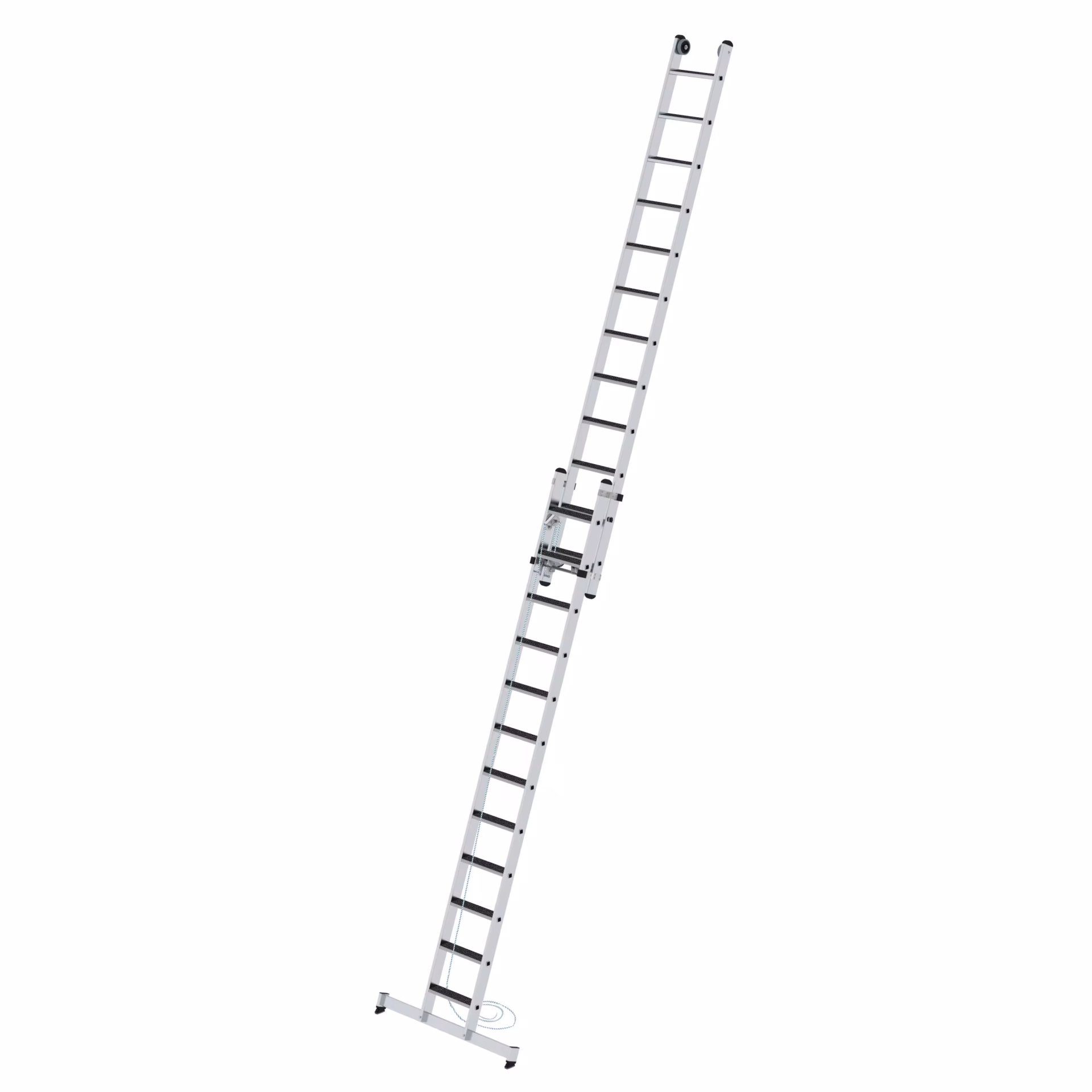 Scala a pioli in corda 2 parti con traversa nivello® e clip-step R13 2x12 gradini della marca Munk dalla gamma di prodotti scale a pioli