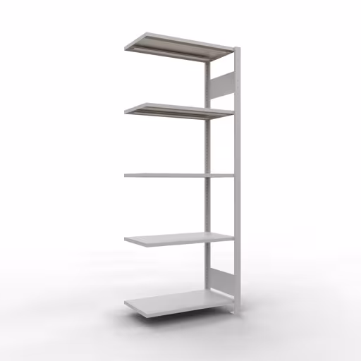 Image supplémentaire de l'article Tablette supplémentaire, étagère, système enfichable MULTIplus150, 2000 x 750 x 400 mm, 5 tablettes, RAL 7035 gris clair à partir de la tablette supplémentaire