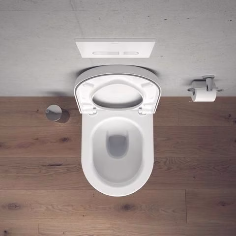 WC mural Duravit Starck 3 540 mm chasse d'eau basse, blanc