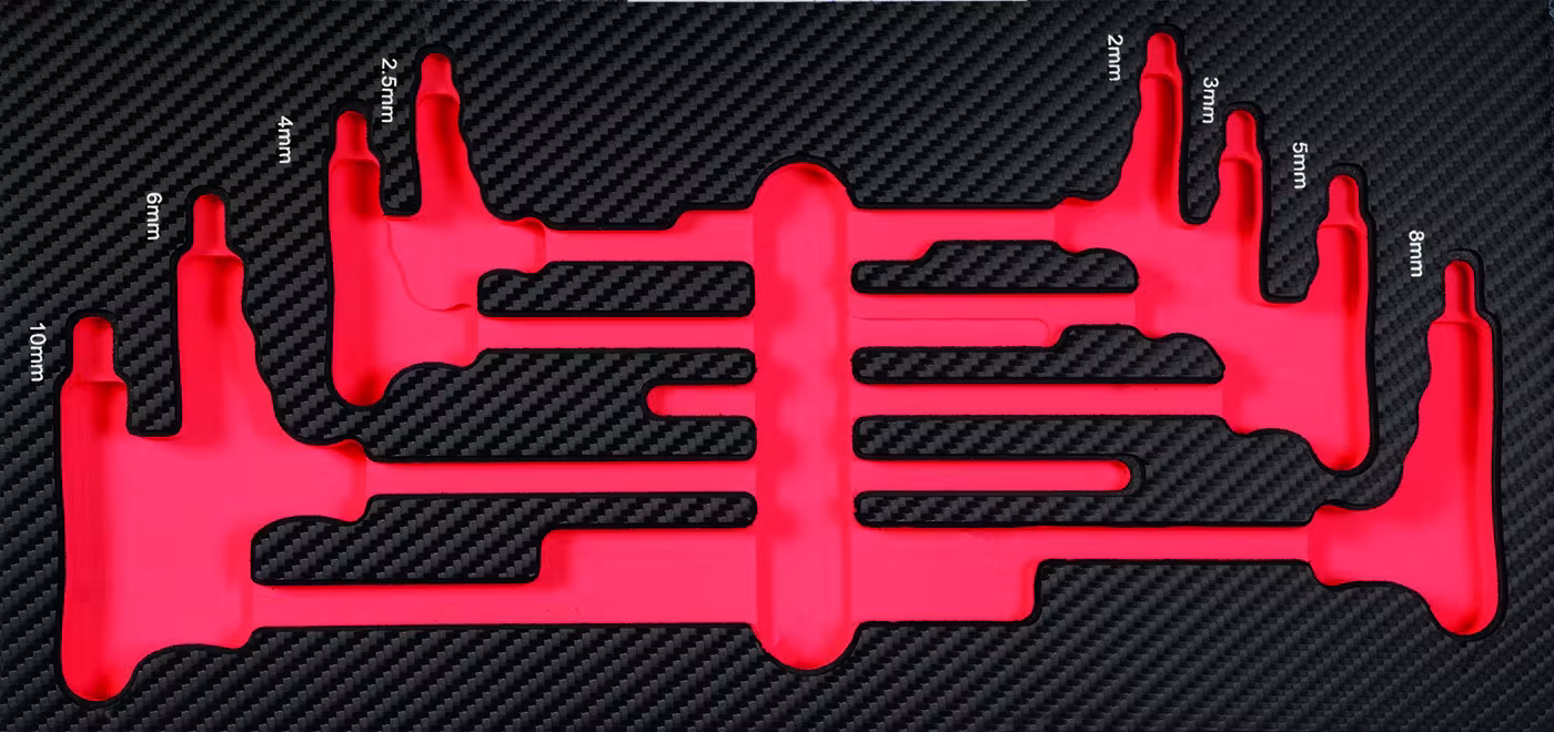 Insert ProForm vide pour rotule à poignée en T de PROJAHN Insert de tournevis à poignée en T pour vis à six pans creux, systèmes d'organisation et chariots d'atelier, réf. 5999-34E