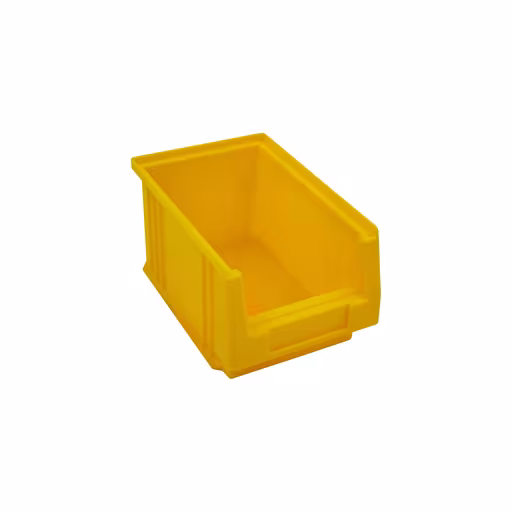 Contenitore aperto, PxLxA 230x150x125mm, giallo, polipropilene della marca Schulte Lagertechnik dal programma scaffalature a scaffale