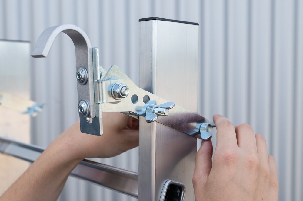 Milieubild 3818969 Crochet de sécurité Munk pour tête d'échelle Ø 35 mm