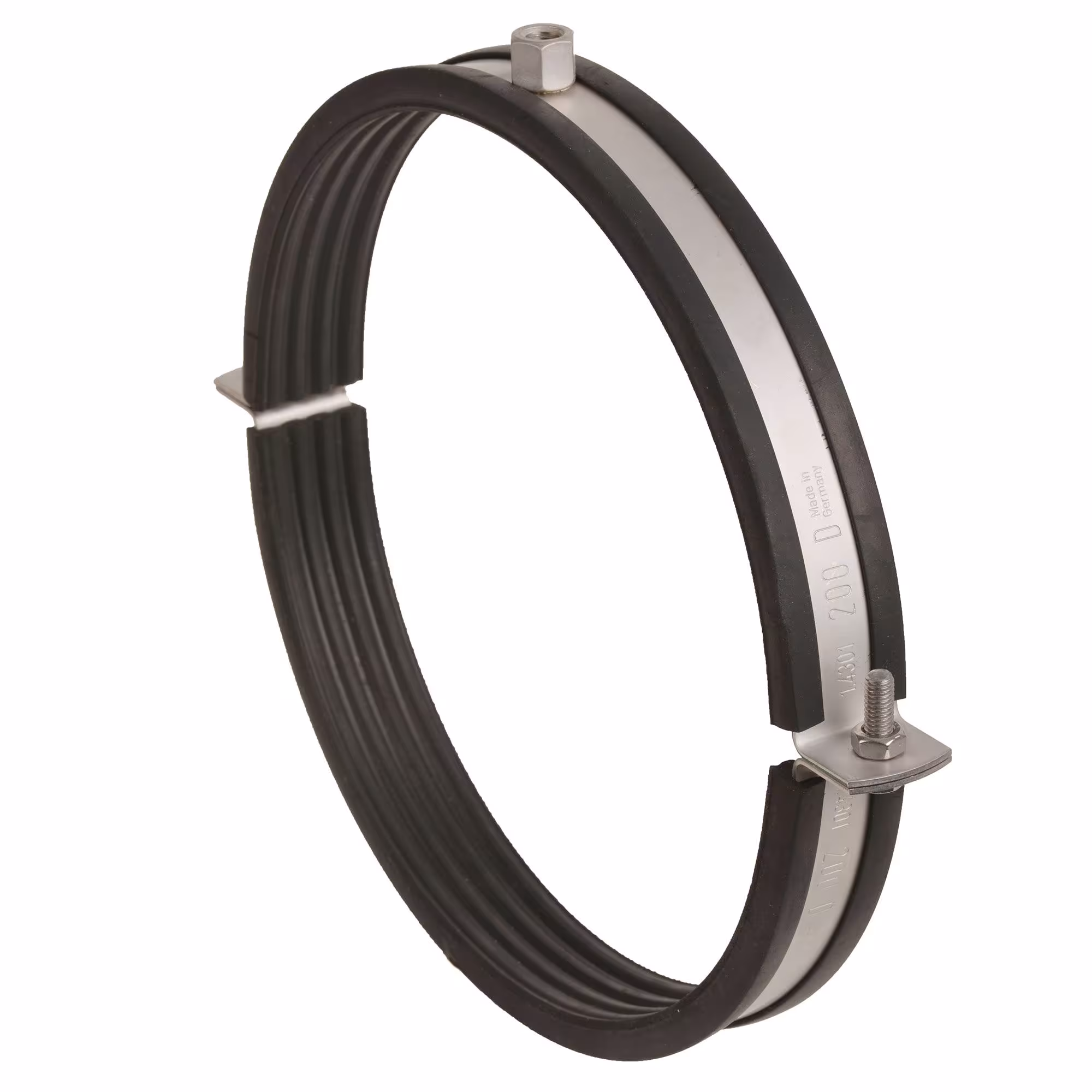Fixotec colliers de serrage pour tuyaux de ventilation en acier inoxydable, colliers de ventilation, réf. 111449