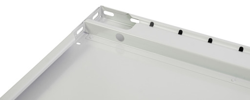 Immagine aggiuntiva dell'articolo Ripiano aggiuntivo MULTIplus150 1000 x 300, RAL 7035 grigio chiaro, compresi 4 supporti per ripiani tra gli accessori