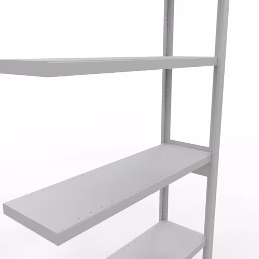 Rayonnage supplémentaire, étagère, système enfichable MULTIplus330, 2500 x 1000 x 300 mm, 6 étagères, gris clair RAL 7035 de Schulte Lagertechnik de la catégorie des systèmes enfichables