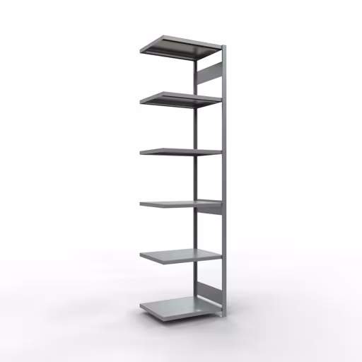 Figura n. 12 dell'articolo scaffale aggiuntivo, scaffale a scaffale, sistema a innesto MULTIplus250, 3000 x 750 x 600 mm (AxLxP), 7 ripiani, barre longitudinali, zincato del gruppo di prodotti sistema a innesto della marca Schulte Lagertechnik