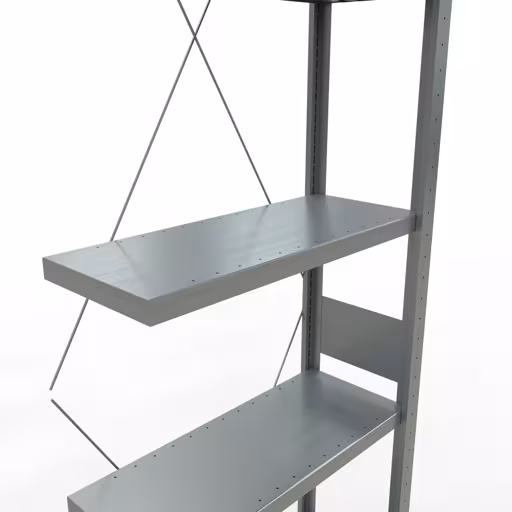 Image du produit n° 7 de l'article, système d'étagères enfichables MULTIplus250, 3000 x 750 x 300 mm, 7 étagères, galvanisé de la gamme de produits du système enfichable de la marque Schulte Lagertechnik