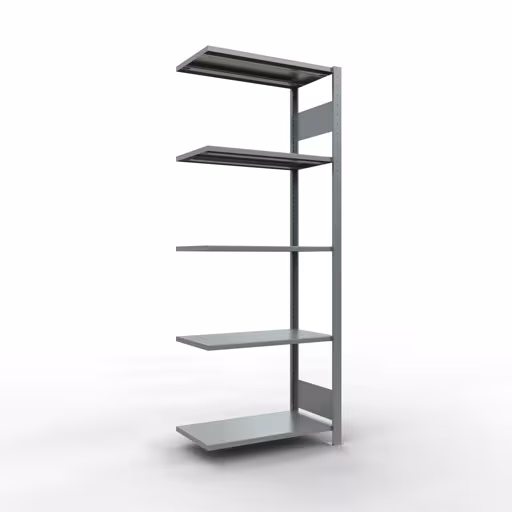 Anbauregal, Fachbodenregal Stecksystem MULTIplus150, 2000 x 750 x 400 mm (HxBxT), 5 Fachböden, Längenriegel, verzinkt von der Marke Schulte Lagertechnik Anbauregal, Fachbodenregal Stecksystem MULTIplus150, 2000 x 750 x 400 mm (HxBxT), 5 Fachböden, Längenriegel, verzinkt aus der Kategorie Anbauregal mit der Artikelnummer 12745-75-LR