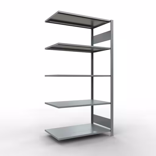 Figure n° 12 de l'article étagère complémentaire, étagère à étagères, système enfichable MULTIplus85, 2000 x 1000 x 600 mm, 5 étagères, galvanisé du groupe de produits système enfichable de la marque Schulte Lagertechnik