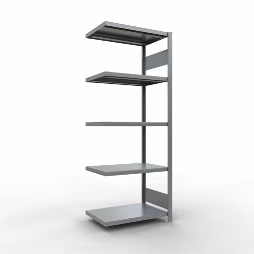 Figura n. 11 dell'articolo scaffale aggiuntivo, scaffale a scaffale, sistema a innesto MULTIplus250, 2000 x 750 x 500 mm (AxLxP), 5 ripiani, barre longitudinali, zincato del gruppo di prodotti sistema a innesto della marca Schulte Lagertechnik