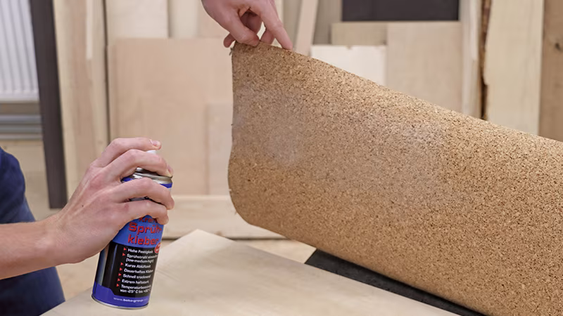 Adesivo spray TecLine 200 ml, ugello regolabile Drinnen, Innenarchitektur, Holz, Person, Sperrholz