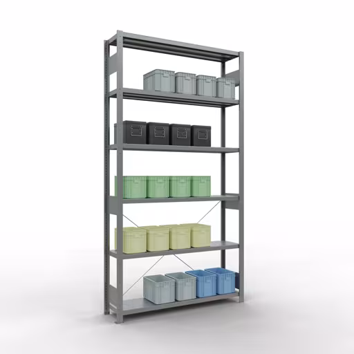 Figura n. 13 dell'articolo sistema a innesto ripiano base 2500x1300x300 mm, tipo 250 kg, zincato del gruppo di prodotti sistema a innesto della marca Schulte Lagertechnik