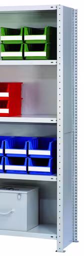 Immagine prodotto n. 9 dell'articolo parete laterale in lamiera piena 1300 x 500 mm (A x P), RAL 7035 grigio luce, MULTIplus Figura n. 9 dell'articolo parete laterale in lamiera piena 1300 x 500 mm (A x P), RAL 7035 grigio chiaro, MULTIplus del gruppo di prodotti Sistema a innesto della marca Schulte Lagertechnik