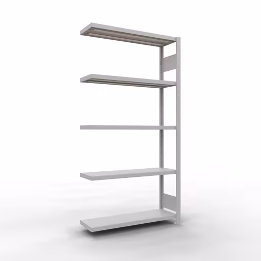Figura n. 8 dell'articolo scaffale aggiuntivo, scaffale a scaffale, sistema a innesto MULTIplus330, 2000 x 1000 x 300 mm, 5 ripiani, RAL 7035 grigio chiaro del gruppo di prodotti sistema a innesto della marca Schulte Lagertechnik