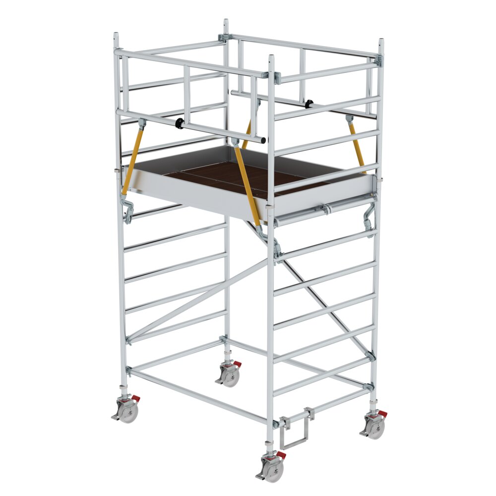 Échafaudage roulant Munk SG 1,35 x 1,80 m à double plateforme, de la catégorie des échafaudages roulants, référence 173237