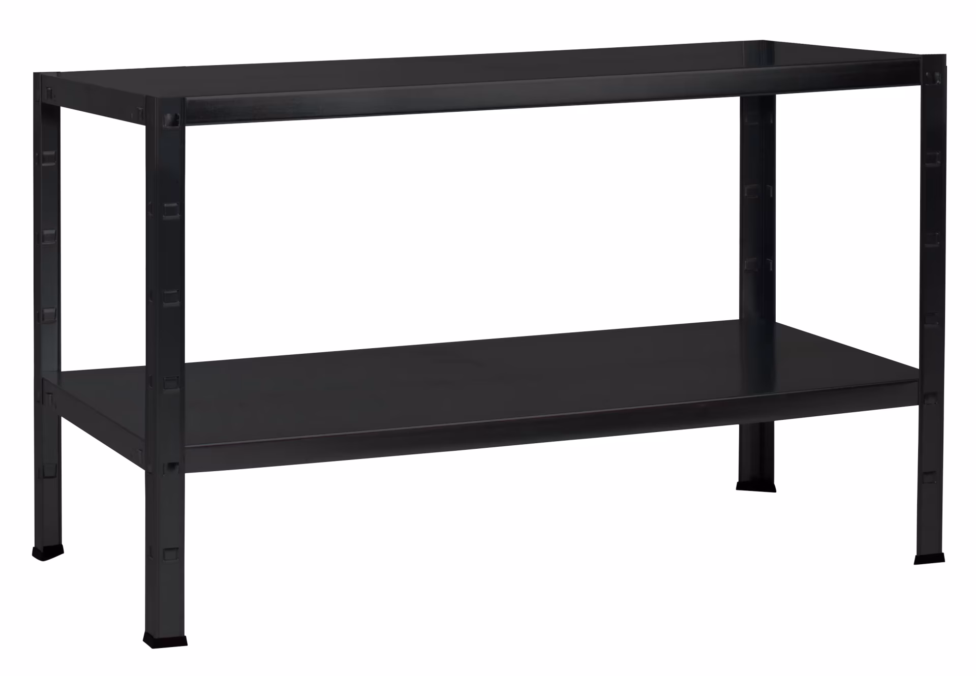 Étagère enfichable SCHULTE Regalwelt avec 2 étagères, 43x100x40 cm, noire de la catégorie d'étagères de base avec le GTIN 4058255083466 Étagère enfichable SCHULTE Regalwelt avec 2 étagères, 43x100x40 cm, noire de la marque Schulte Regalwelt de la gamme de produits système enfichable