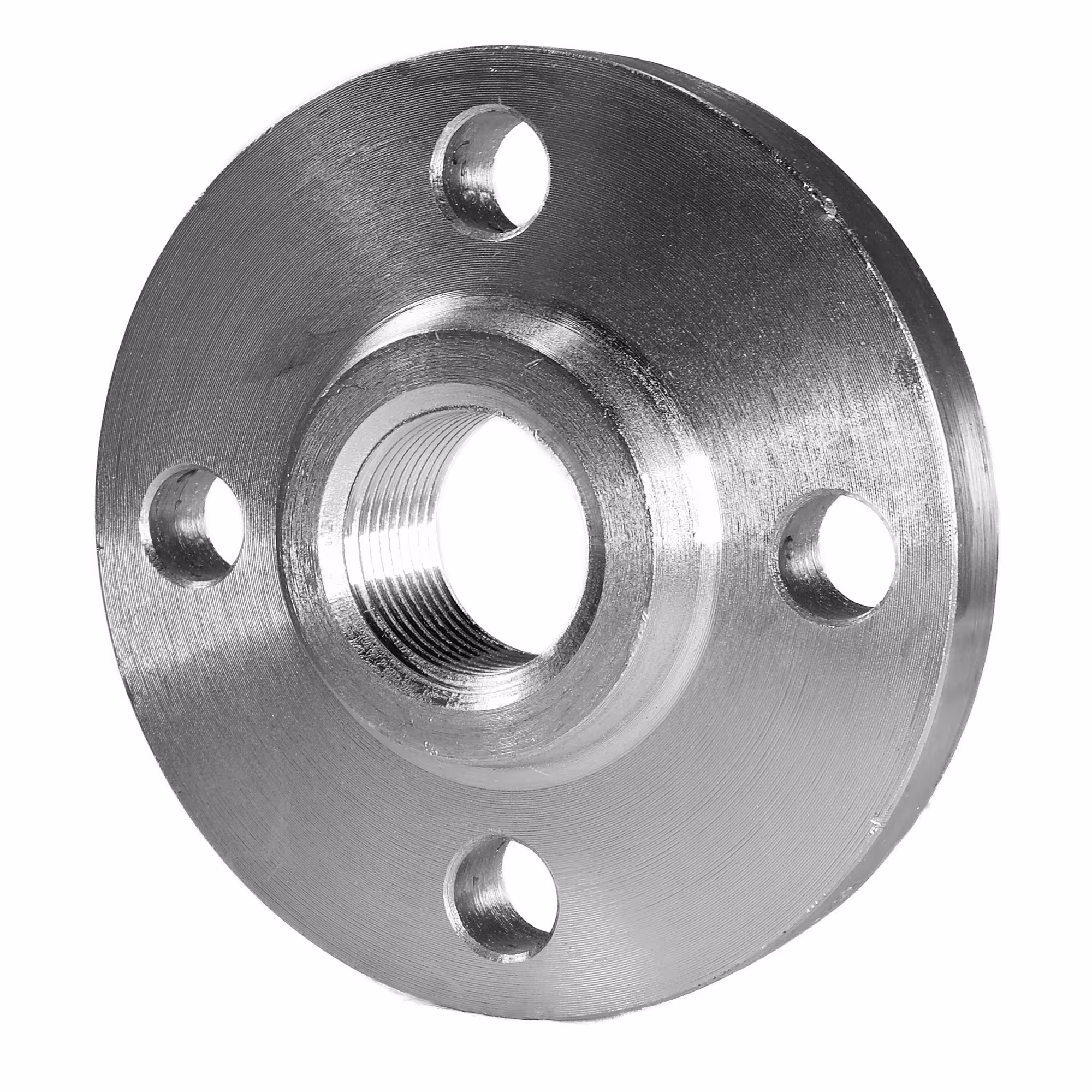 Brides filetées DIN2566 vierges d'Atusa Brides filetées DIN2566 brillantes, raccords soudés noirs