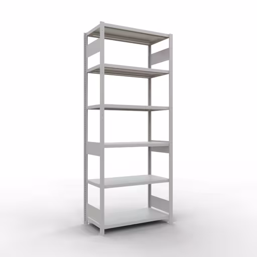 Figure n° 14 de l'article étagère de base, système d'étagères enfichables MULTIplus330, 2500 x 1000 x 500 mm, 6 étagères, gris clair RAL 7035 du groupe de produits système enfichable de Schulte Lagertechnik