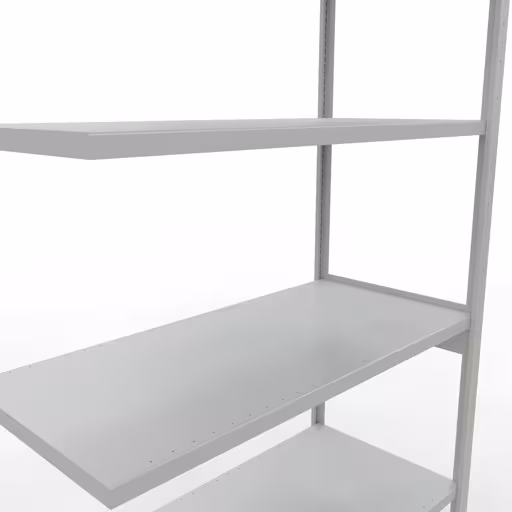 Rayonnage supplémentaire, étagère, système enfichable MULTIplus250, 3000 x 1300 x 600 mm, 7 étagères, gris clair RAL 7035 de Schulte Lagertechnik avec le numéro d'article. 32867-130-LR