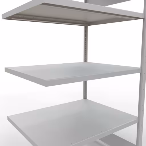 Figure n° 9 de l'article, système d'étagères enfichables MULTIplus250, 2000 x 1000 x 800 mm, 5 étagères, gris clair RAL 7035 du groupe de produits système enfichable de la marque Schulte Lagertechnik