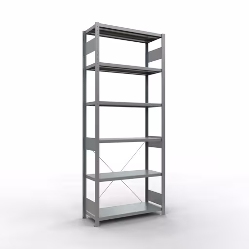 Figure n° 13 de l'article étagère de base, système d'étagères enfichables MULTIplus330, 2500 x 1000 x 400 mm, 6 étagères, galvanisées du groupe de produits système enfichable de Schulte Lagertechnik