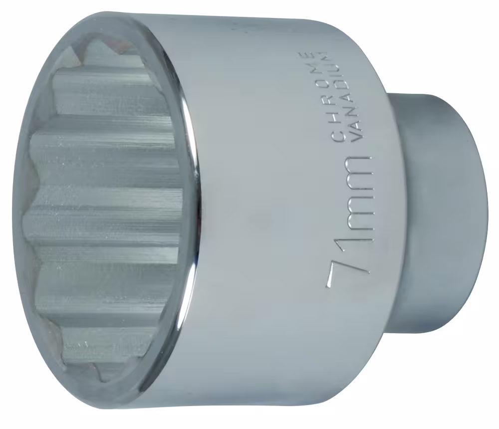 Steckschlüssel-Einsatz metrisch 12-kant 25 Typ Variante: 1" Stecknuss 12-kant 70 mm aus der Kategorie Steckschlüssel Sätze & Einzelteile mit der Artikelnr. 500700