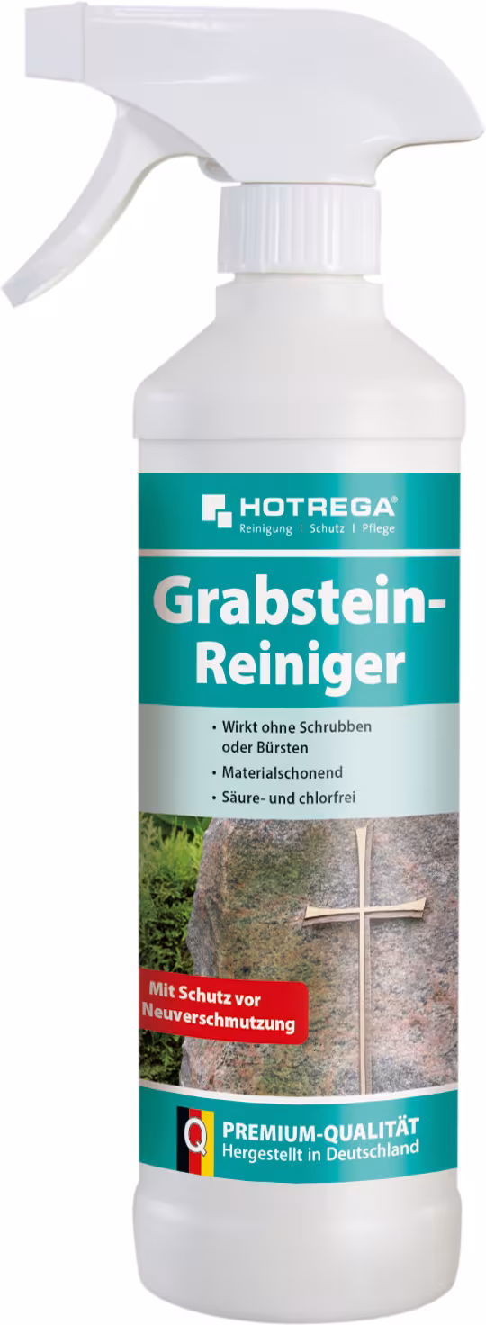 Detergente per lapidi flacone spray da 500 ml pronto all'uso | HOTREGA® di Hotrega Detergente per lapidi flacone spray da 500 ml pronto all'uso | HOTREGA®, pulitore da giardino, articolo n. H110830